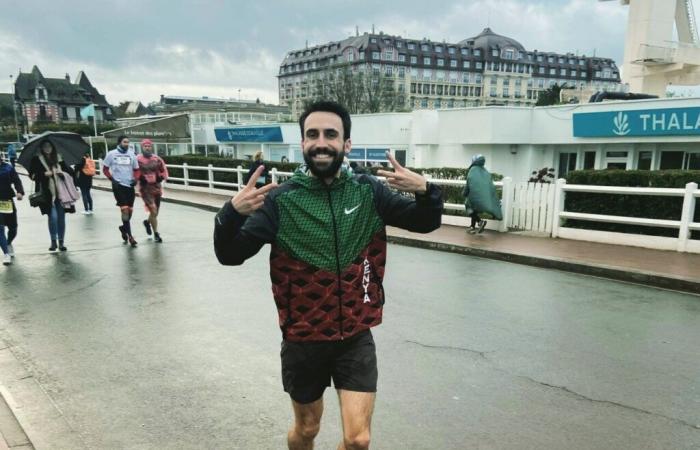 Doing a half and a marathon on the same day in Deauville, Jonas' funny sporting challenge