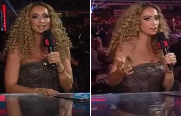 Kate Abdo turns heads with jaw-dropping Mike Tyson vs Jake Paul outfit as presenter goes braless for Netflix superfight