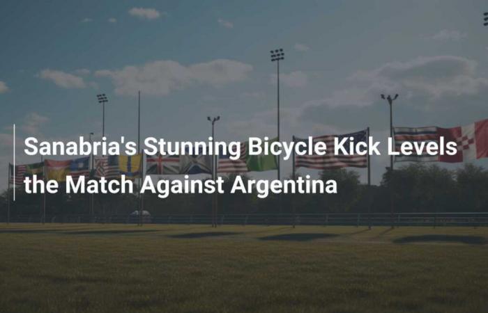 Sanabria’s superb return equalizes for Paraguay against Argentina