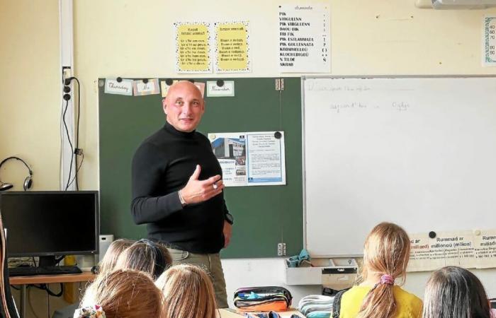 Olivier Pantaloni, the coach of FC Lorient, in immersion in Diwan [Vidéo]