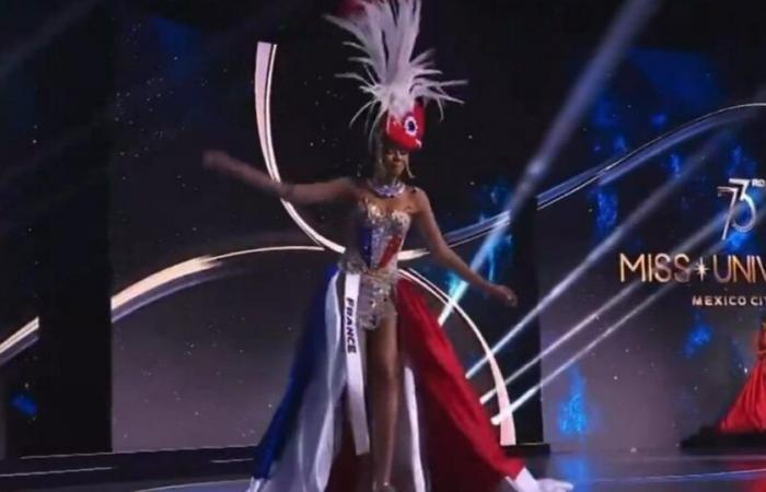 Indira Ampiot victim of a problem with her national costume at Miss Universe