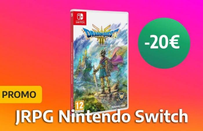 Nintendo Switch: rated 18/20, Dragon Quest 3 HD-2D Remake is on sale upon release