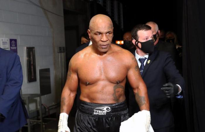 Mike Tyson slapped YouTuber Jake Pau during their final face-to-face before entering the ring