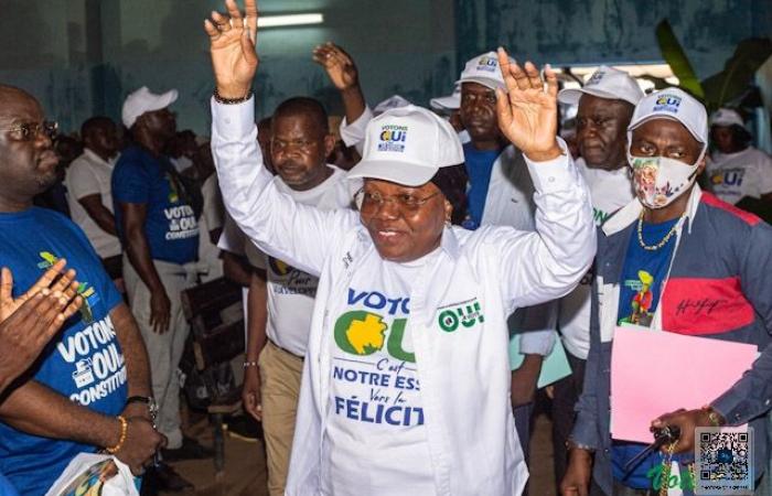 Referendum 2024: Brigitte Onkanowa completes the “YES” campaign in Okondja | Gabonreview.com