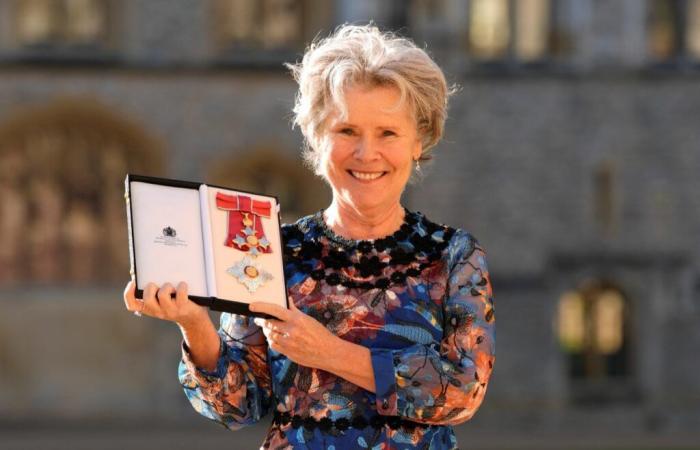 Imelda Staunton was decorated by Prince William