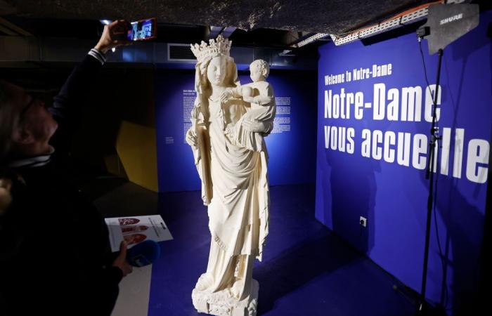 Spared by the fire, the Virgin and Child will return to Notre-Dame Cathedral