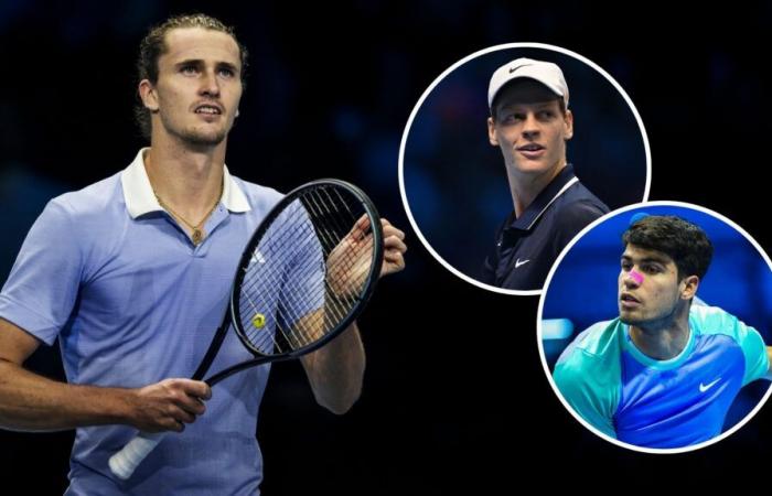 What Alexander Zverev has started doing after matches just to ‘keep up’ with Jannik Sinner and Carlos Alcaraz