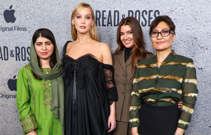 Jennifer Lawrence committed to Afghan women alongside Malala Yousafzai