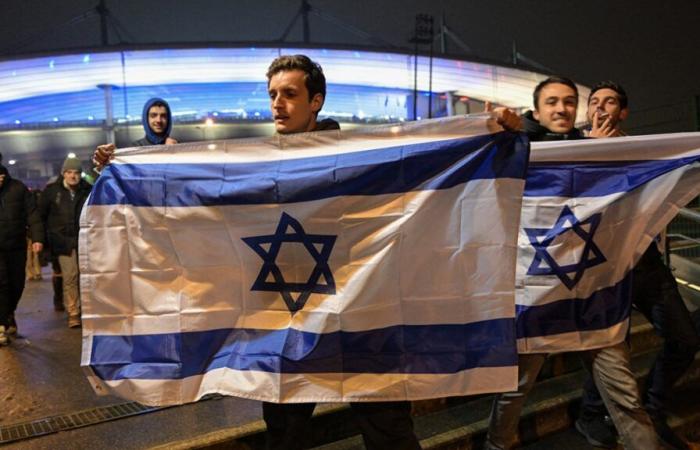 France-Israel: small incidents took place in the stands, although historically empty