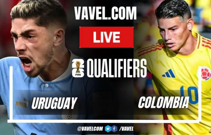 Uruguay (3-2) vs Colombia LIVE Score Updates in World Cup 2026 Qualifiers | November 15, 2024