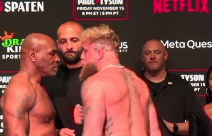 Mike Tyson slaps Jake Paul ahead of anticipated match