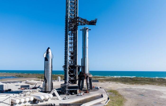 The departure of the enormous Starship rocket is imminent