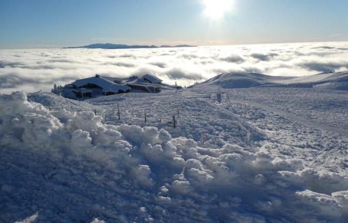 Puy-de-Dôme. Snow on the Central massif, flakes on the plains… the weather forecast