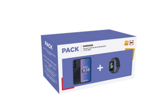 Fnac is already breaking the price of the Samsung Galaxy A35 with a Galaxy Fit3 bracelet!