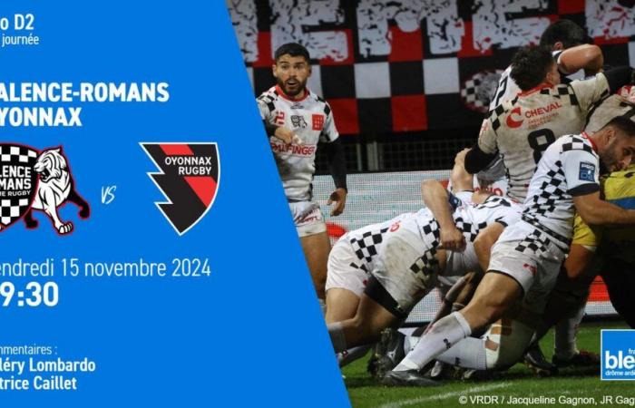 LIVE – Pro D2: VRDR hosts Oyonnax, follow the 11th day on France Bleu Drôme Ardèche