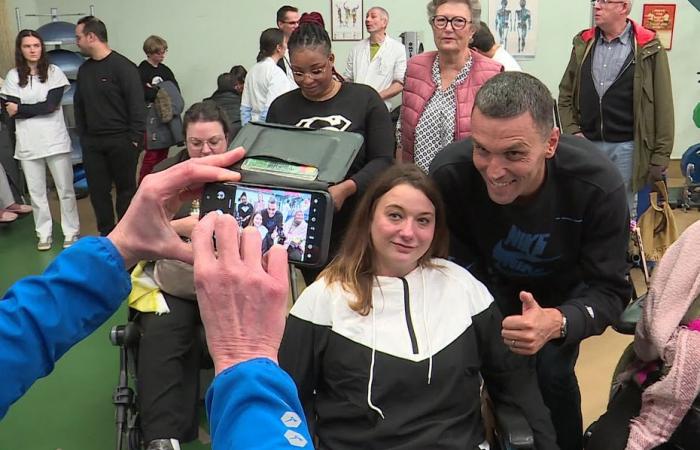 VIDEO. Alexis Hanquinquant, Brigitte Duboc… When para-athletes meet patients from the “missing a piece unit”