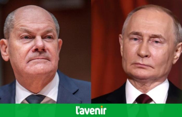 Olaf Scholz and Vladimir Putin spoke for the first time in two years