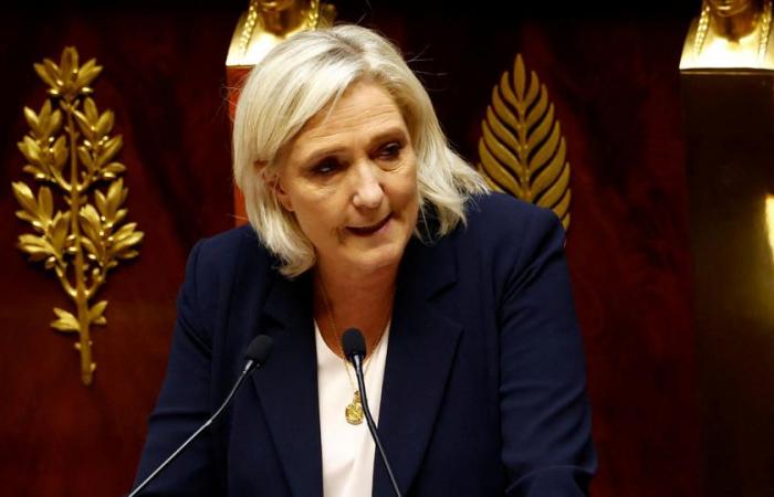 “It is my political death that is being demanded,” denounces Marine Le Pen