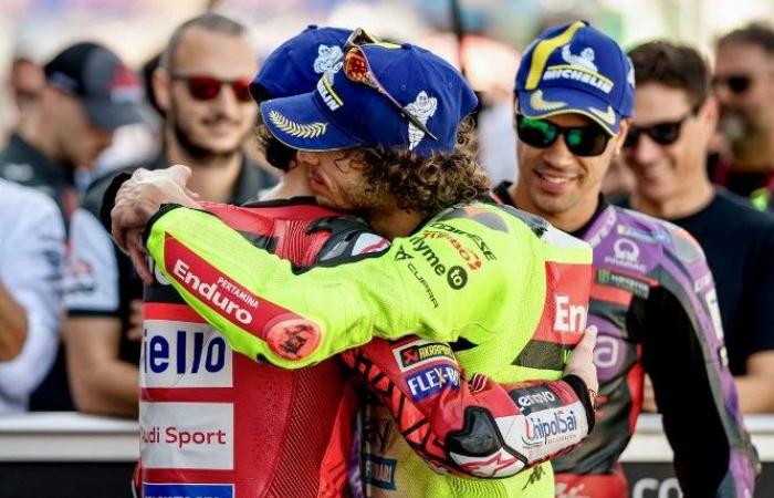 MotoGP, Barcelona J1, Marco Bezzecchi (Ducati/2): “calming down Pecco Bagnaia is difficult, because he is much calmer than us”