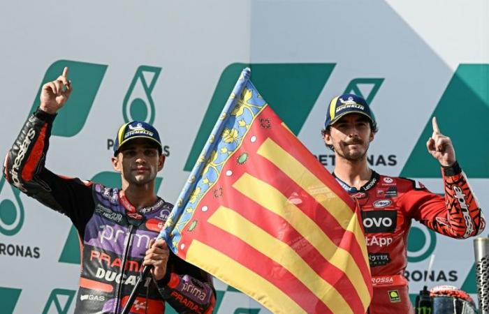 the paddock in Barcelona but with the lead in Valencia