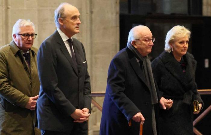 King Albert II, Princess Astrid and Prince Laurent at the Te Deum on King’s Day