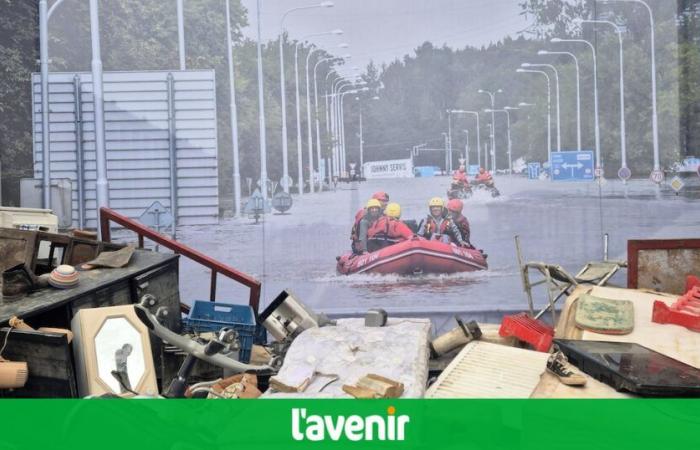 Climate Coalition exposes flood debris and calls on Belgium to act