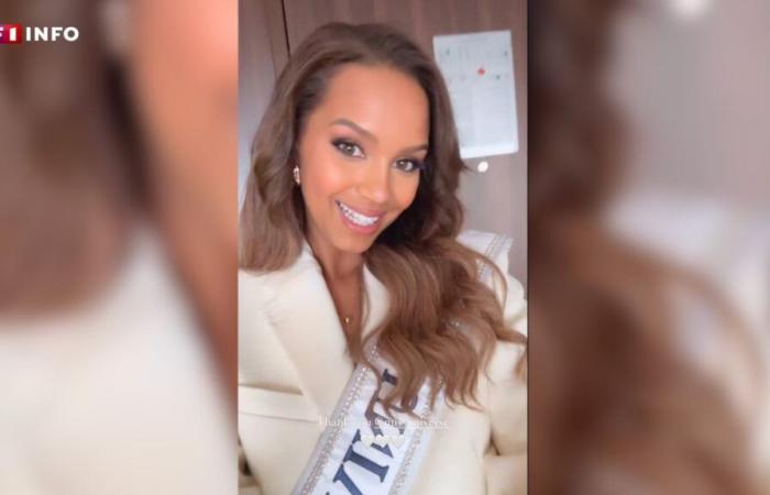 Miss Universe: Indira Ampiot widely applauded after narrowly escaping falling on stage