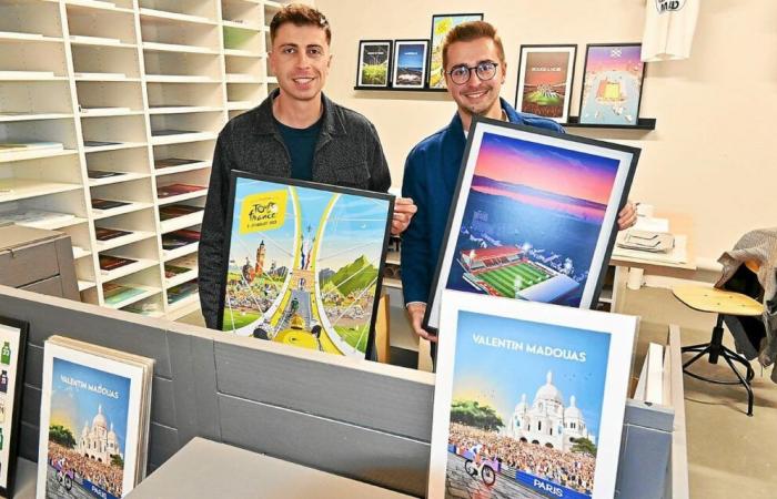 In Brest, “L’Afficheur Français” obtained the official license for Tour de France posters