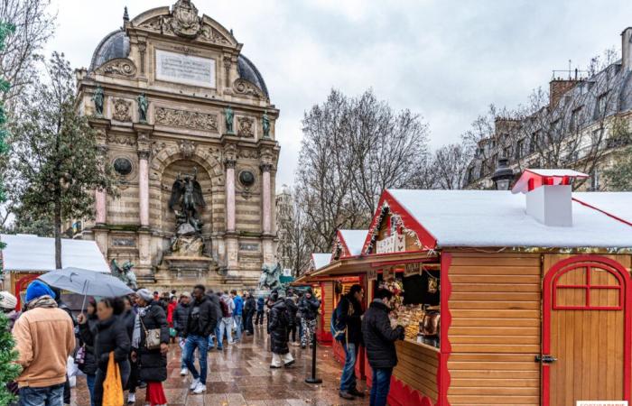 The Made in France Christmas Market of Saint-Michel in Paris 2024