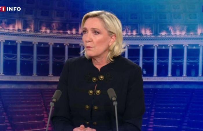 LIVE – Marine Le Pen, guest on TF1’s 8 p.m.