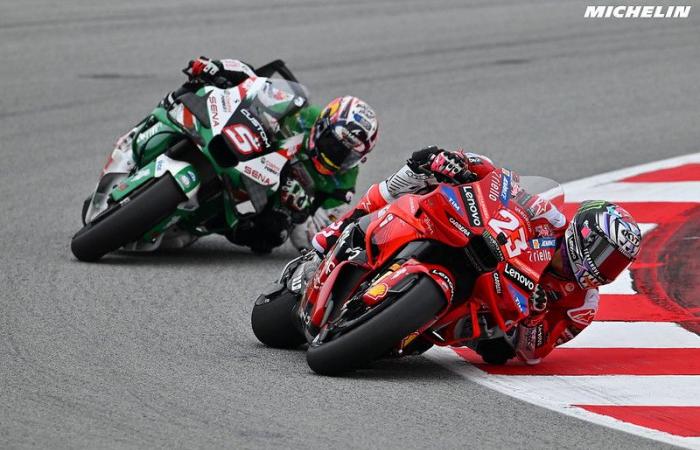 MotoGP Barcelona J1, Enea Bastianini (Ducati/10): “Marquez doesn’t care about third place? We'll see on Sunday »