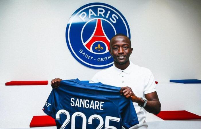 Mahamadou Sangaré, the other number 9 of PSG who panics the counters