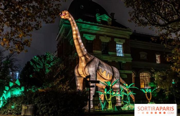 Jurassic in the process of illumination: the 2024-2025 festival of lights at the Jardin des Plantes – photos