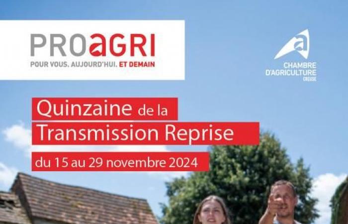 The transmission fortnight in Creuse | Agriculture Massif central