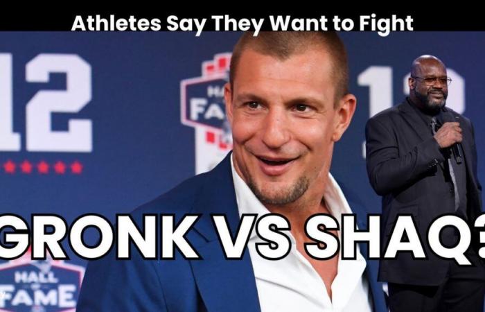 Shaq vs. Gronk? Rob Gronkowski Challenges Shaq to Fight