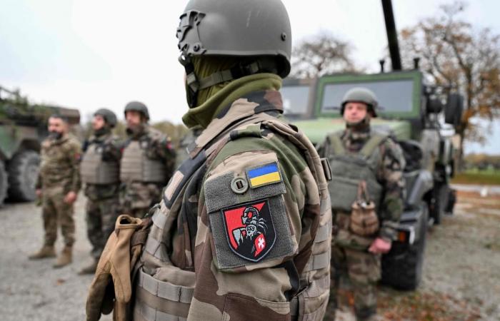 with the soldiers of the Anne-de-kyiv brigade trained in Champagne