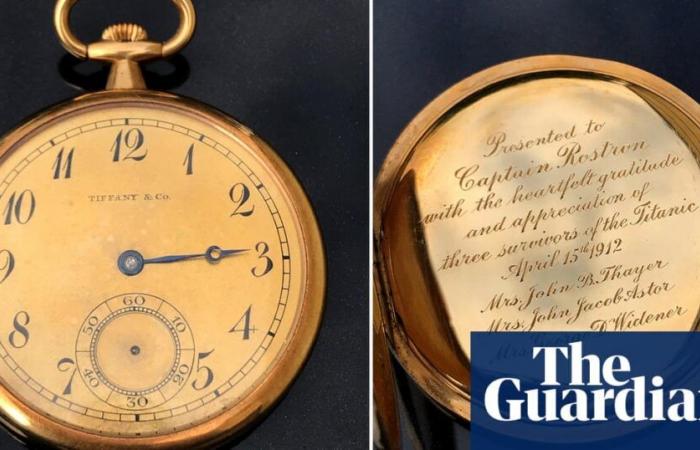 Watch given to captain who saved 700 Titanic passengers sells for £1.56m | The Titanic