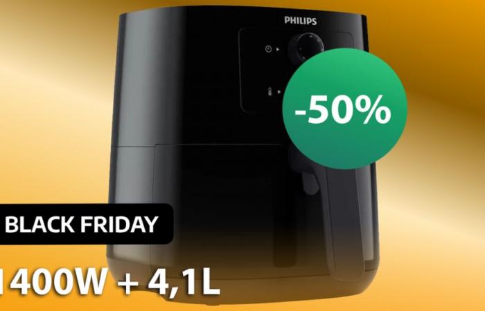 Black Friday air fryer: this Philips Airfryer is at half price and is perfect for making fries for your family!