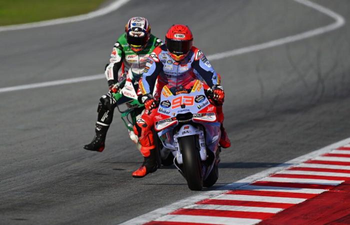 MotoGP, Barcelona J2, Marc Marquez (Ducati/Q3-S7): “Acosta? It's no one's fault, but if anyone could avoid it, it was me”