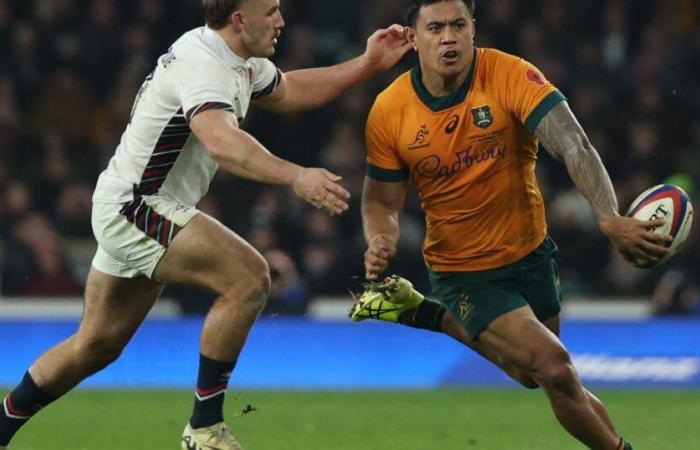 Wallabies star center Len Ikitau interests French clubs