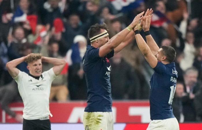 the summary of the victory at the end of the suspense of the XV of France against the All Blacks