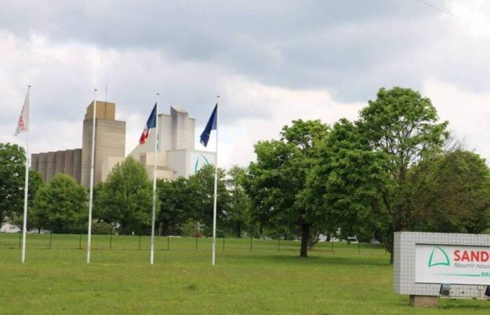 A fire quickly brought under control in the Sanders factory in Saint-Gérand