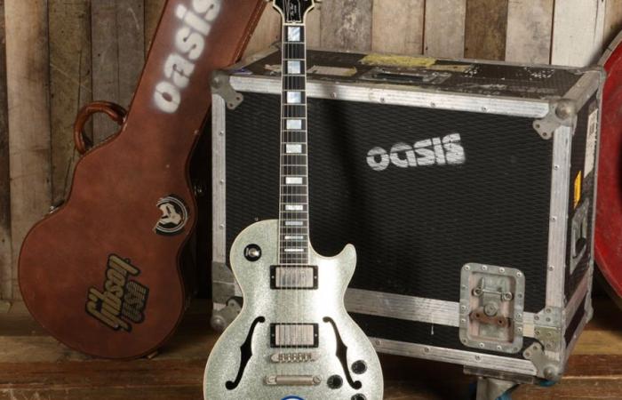 Oasis: A Noel Gallagher guitar sold for more than 250,000 francs