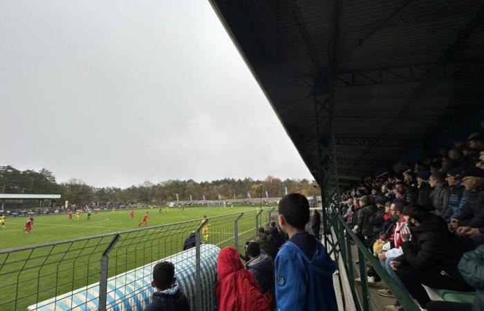 Chaumont FC supporters there despite the defeat