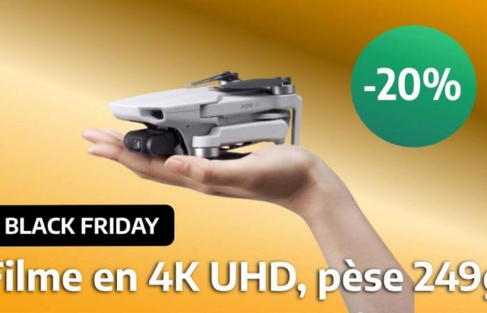 The Dji Mini drone gets really cheap for Black Friday and it can film in 4K while being ultra light