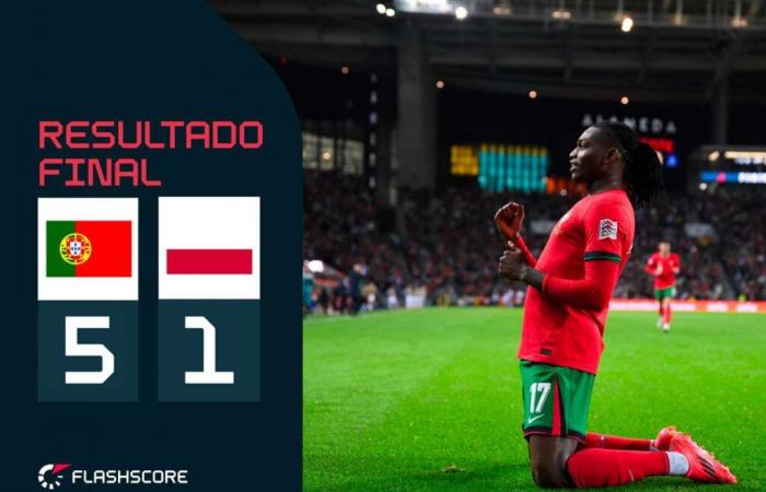 Quarters door opened by Leo’s awakening: Portugal thrashes Poland in the League of Nations