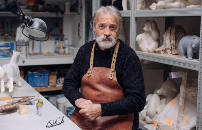 VIDEO. The animal sculptor Michel Bassompierre opens his secret lair to you