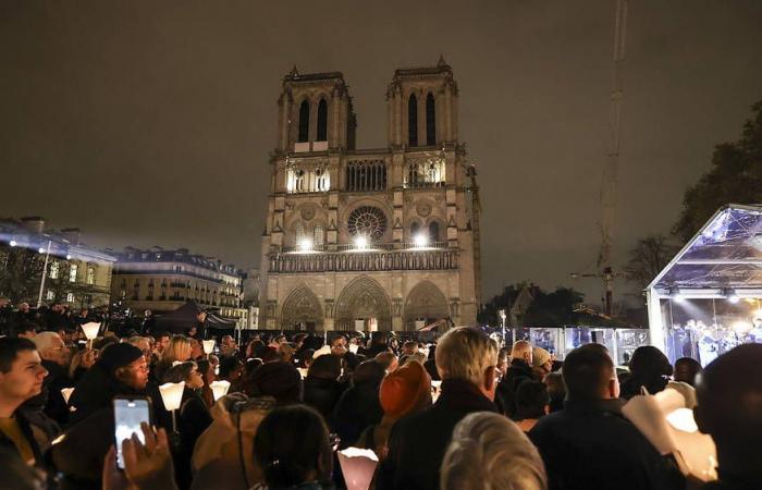 In Paris, the Virgin of Notre-Dame finds “her home”