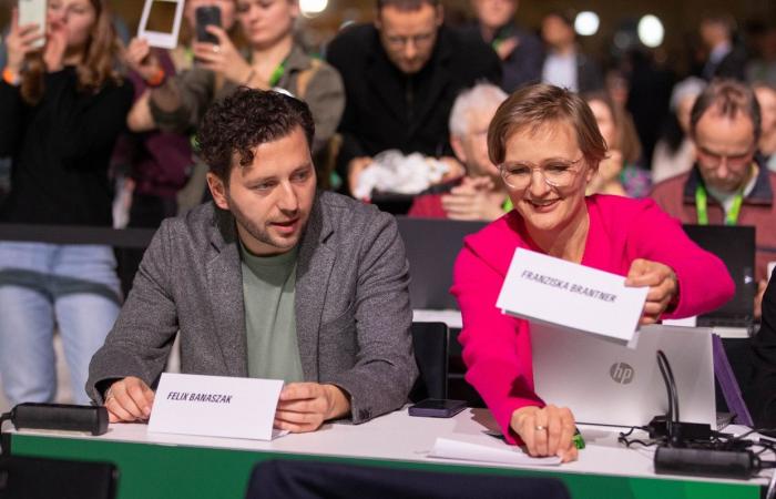 Robert Habeck at the federal party conference of the Greens: Long wait, short speech