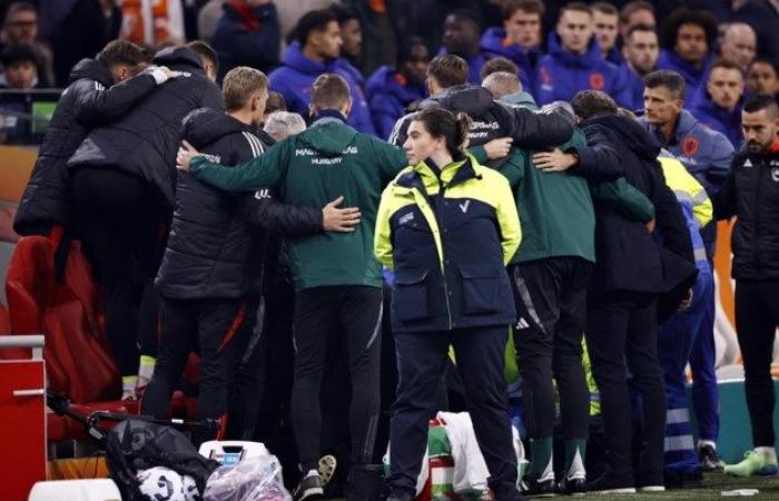 Assistant coach Adam Szalai collapses during the Netherlands-Hungary, the football association comes with reassuring news: “His condition is stable and he is conscious”